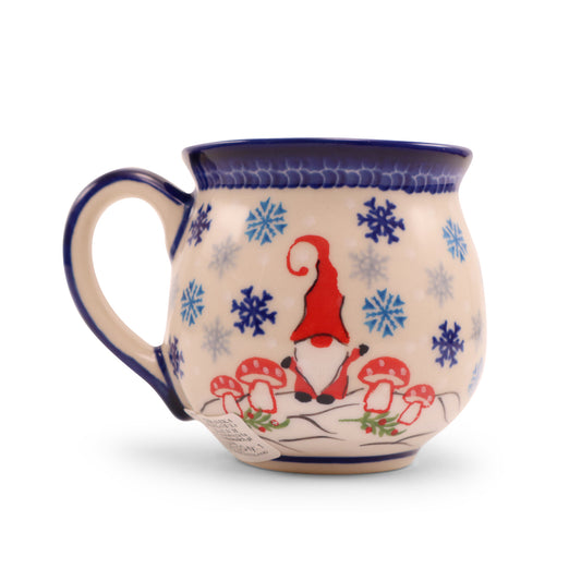 12oz Belly Mug .Pattern:Gnomeland