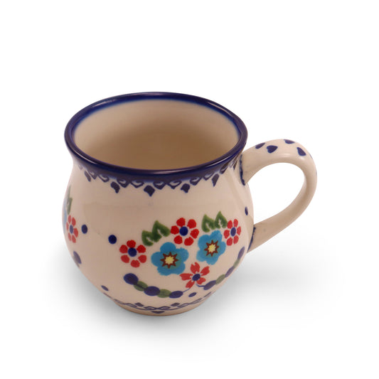 6oz Belly Mug. Pattern: Rustic