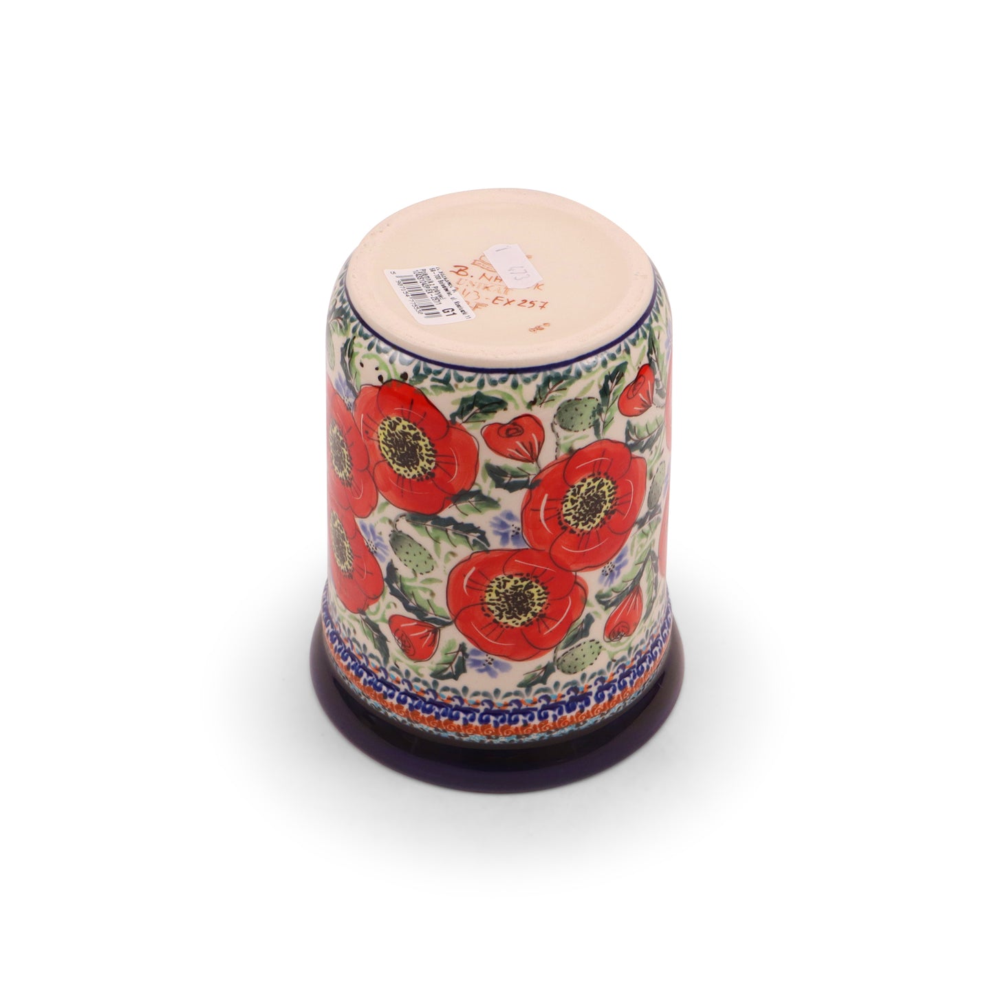 1L Container. Pattern: Country Poppy