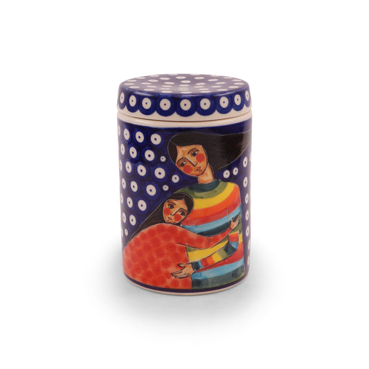 4"x6" Container with Lid. Pattern: Motherly Love