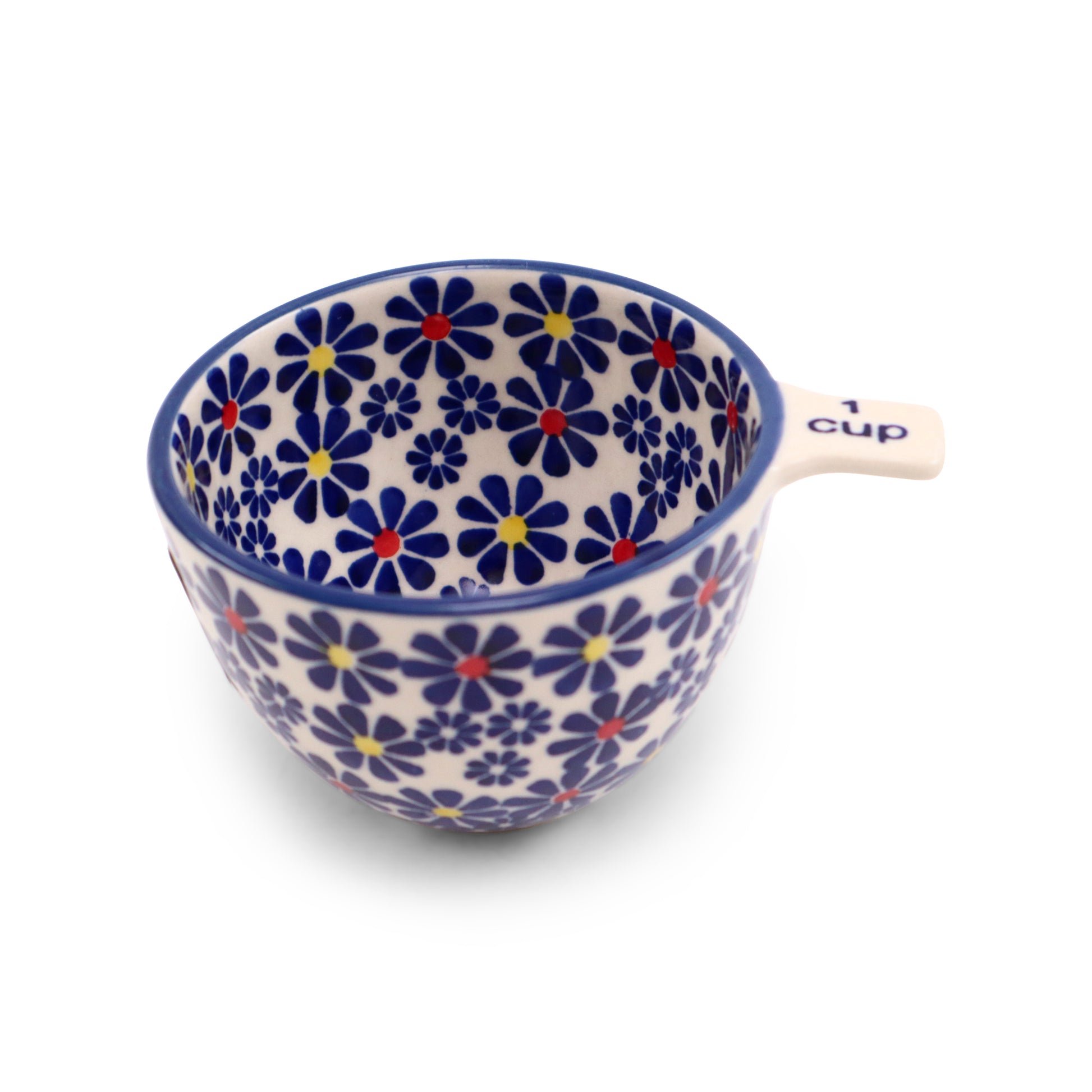1/3 Cup Measuring Cup .Pattern: Crazy Daisy