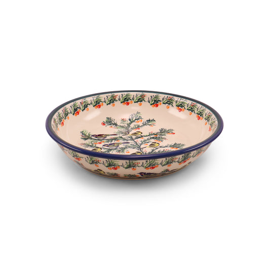 2.2L XL Shallow Bowl. Pattern: Family Joy