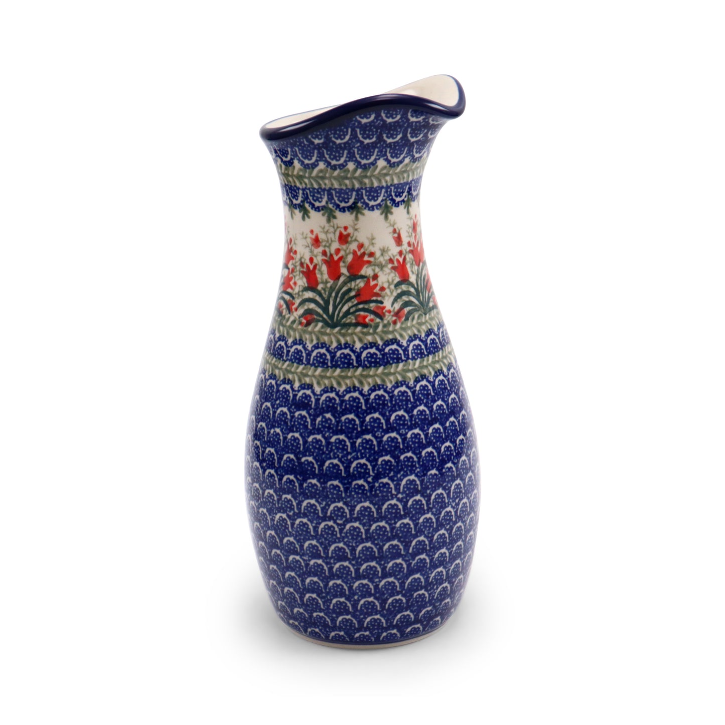 10" Carafe.Pattern: Crimson Bells