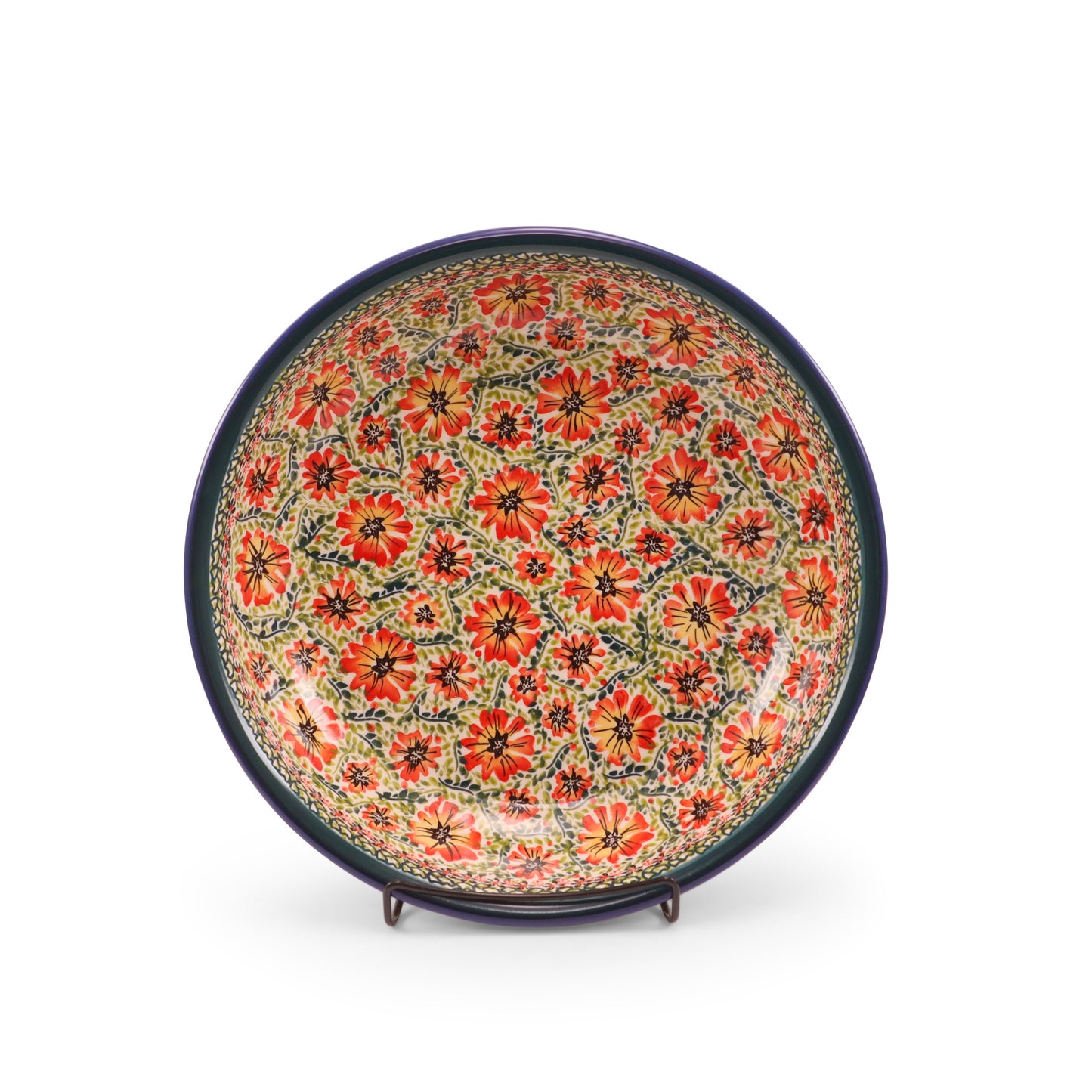 2.2L XL Shallow Bowl. Pattern: Sunset