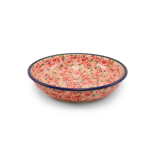 2.2L XL Shallow Bowl. Pattern: Daisy Blush