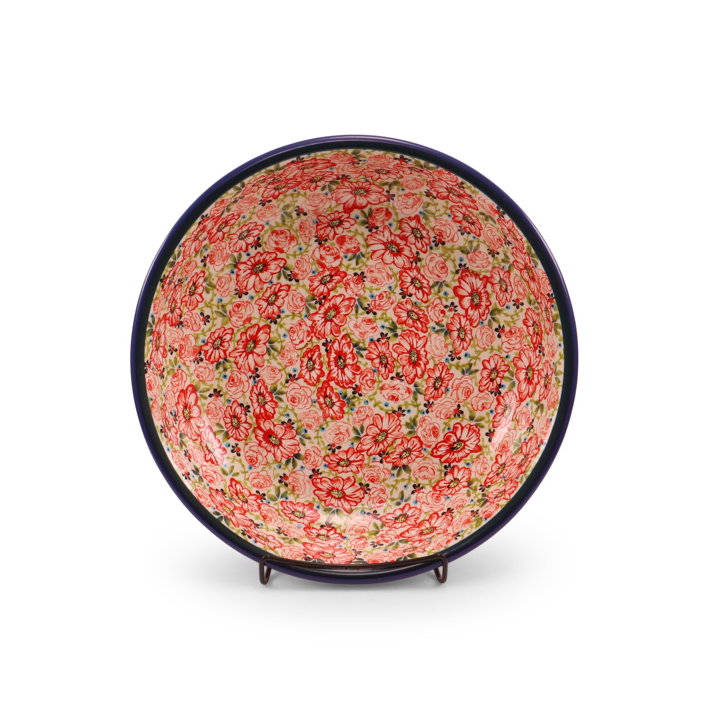 2.2L XL Shallow Bowl. Pattern: Daisy Blush