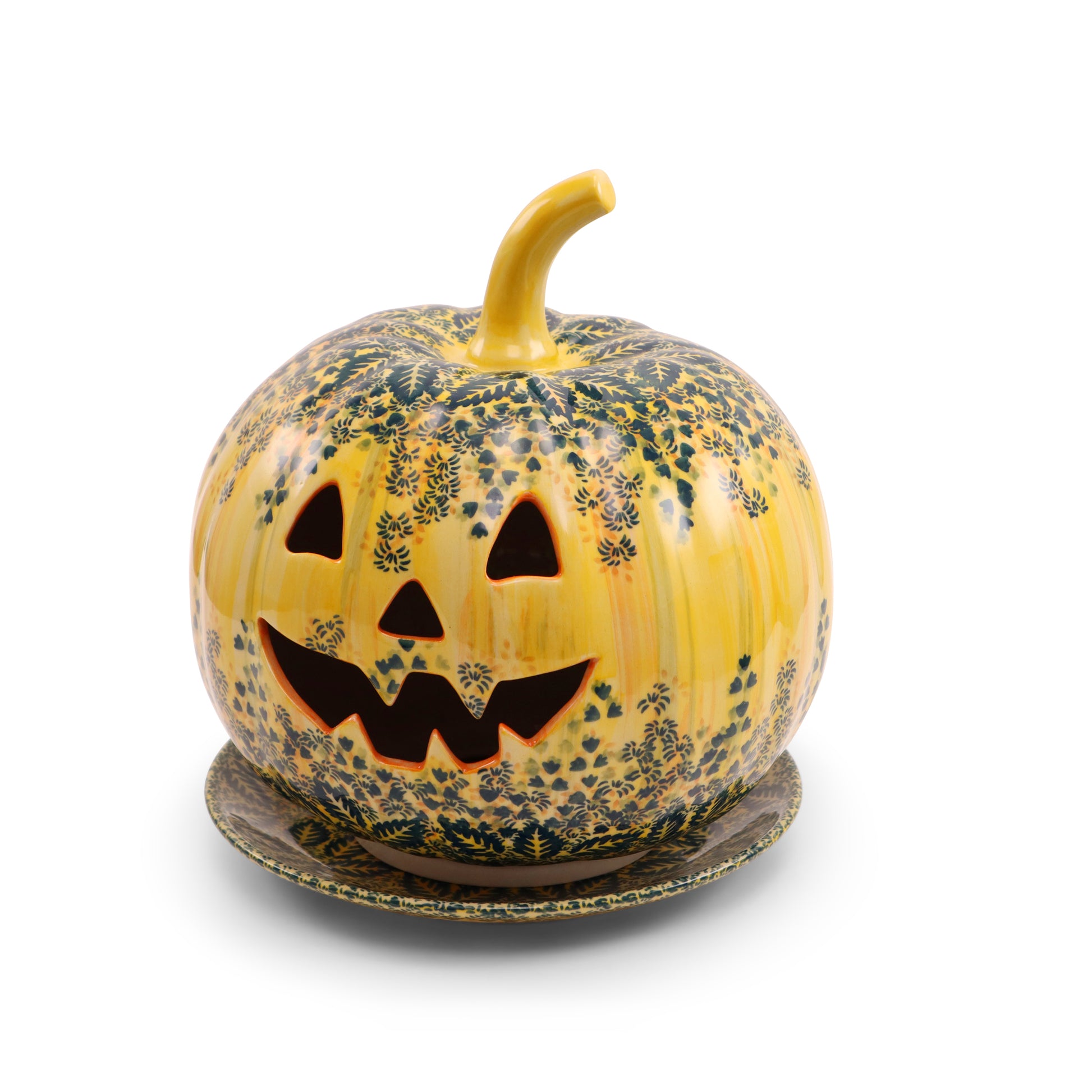 11"x10" Jack O Lantern .Pattern:Autumn