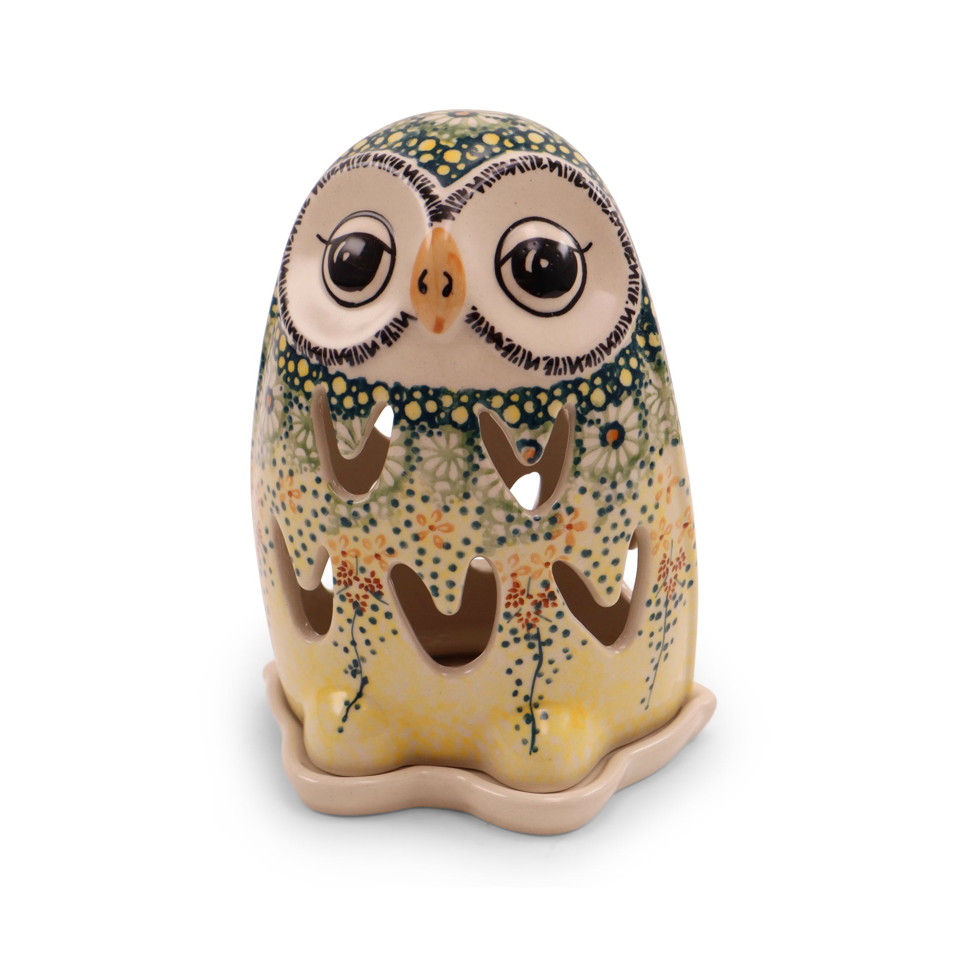 6.5"x5" Owl Luminary .Pattern:Roksana