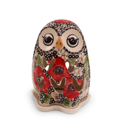 6.5"x5" Owl Luminary .Pattern:Izolde