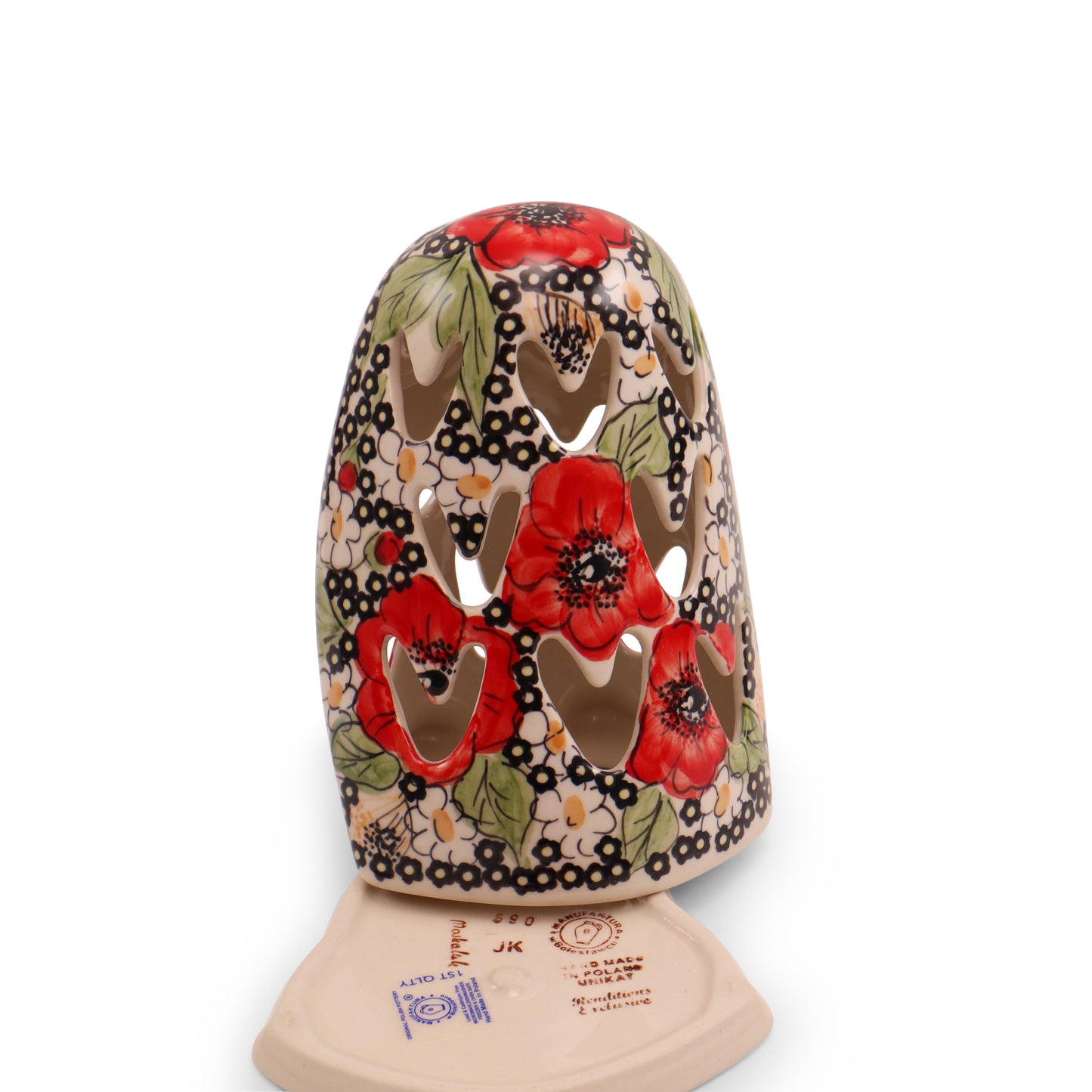 6.5"x5" Owl Luminary .Pattern:Izolde