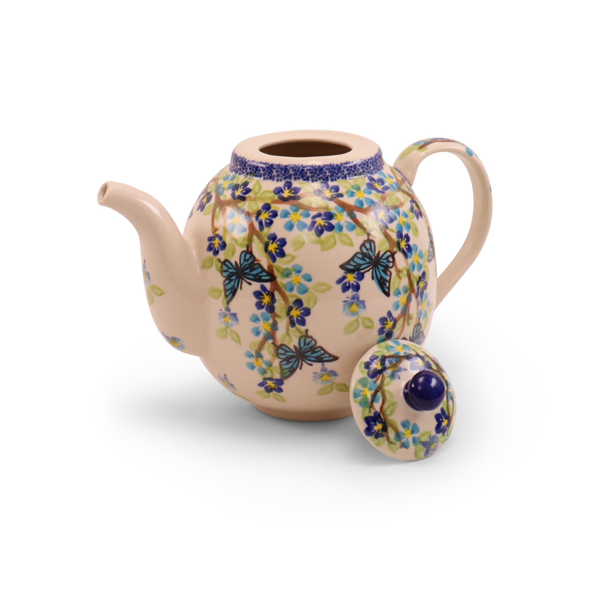 1.6L Teapot with Warmer. Pattern: Winged Summer