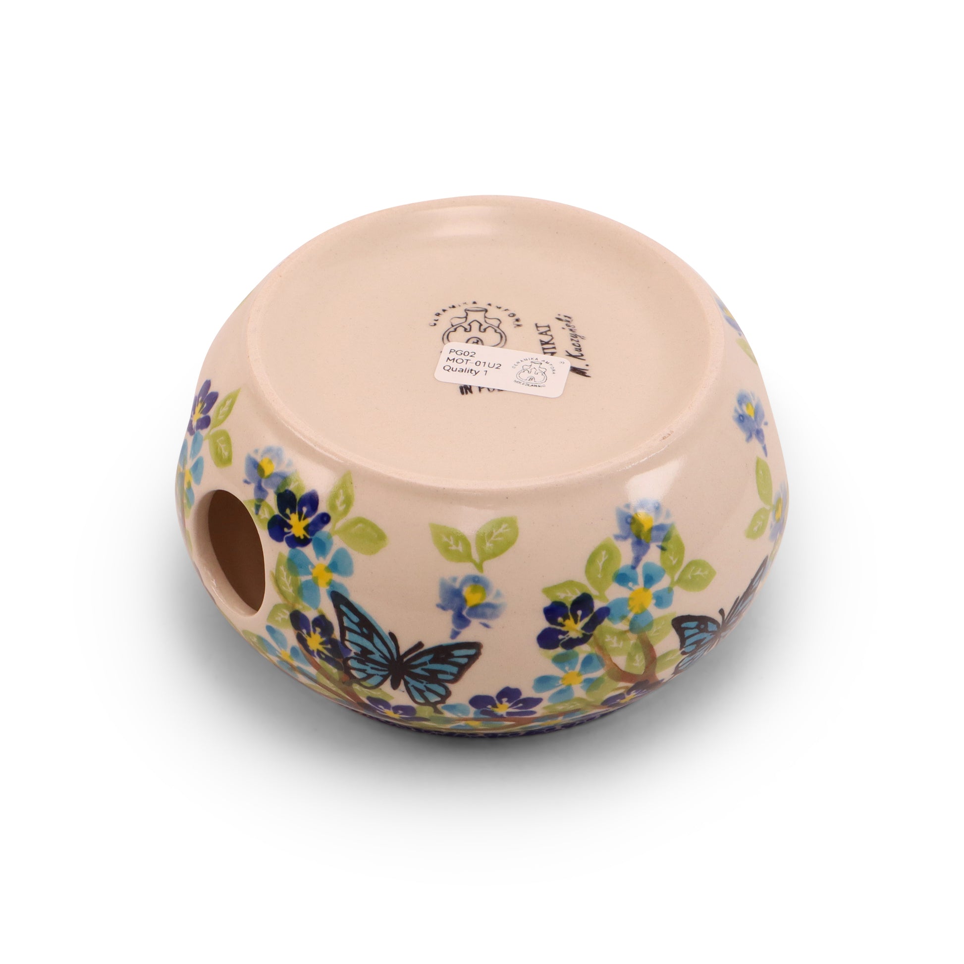 1.6L Teapot with Warmer. Pattern: Winged Summer