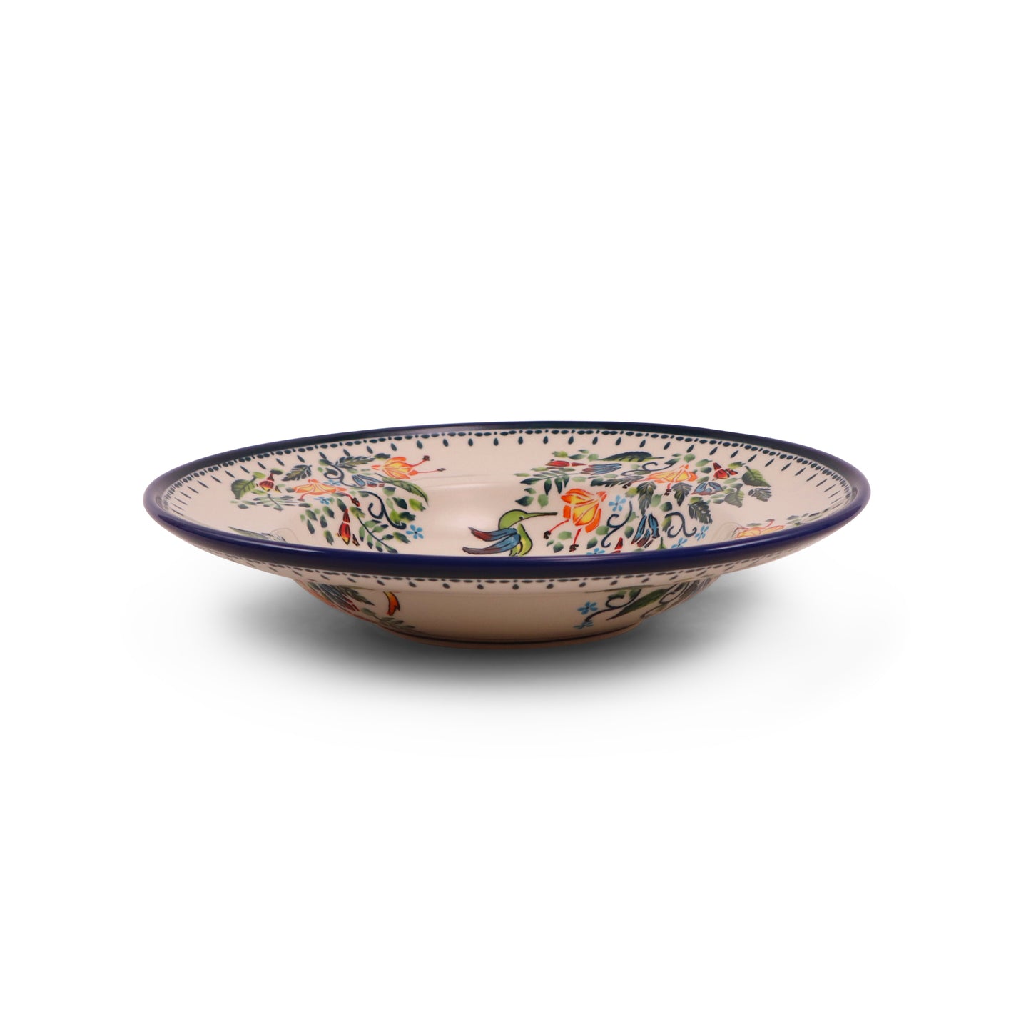 11.5" Salad Bowl. Pattern: Sweet Sip