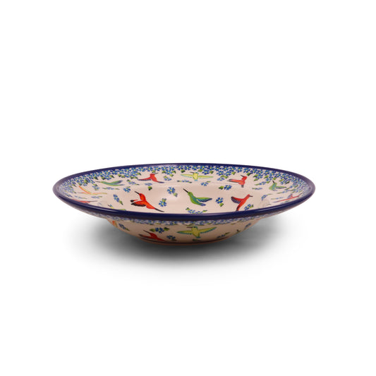 11.5" Salad Bowl. Pattern: Fast Flutter