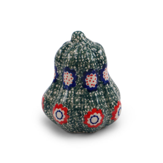 4"x3.5" Gourd.Pattern: Green