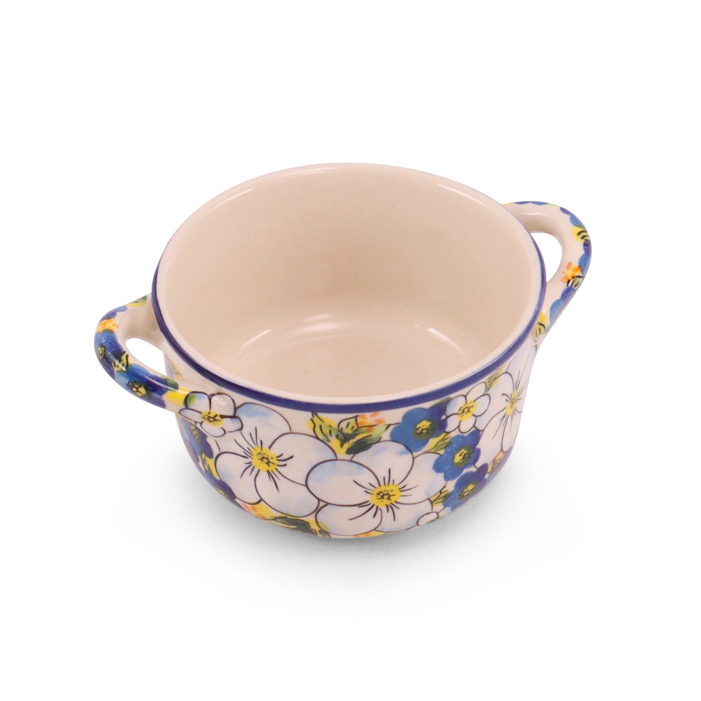 4"x2.5" Bouillon Bowl with Handles. Pattern: U88