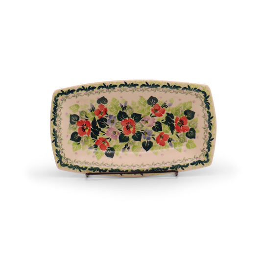 10"x6" Serving Tray. Pattern: Lucky Charm