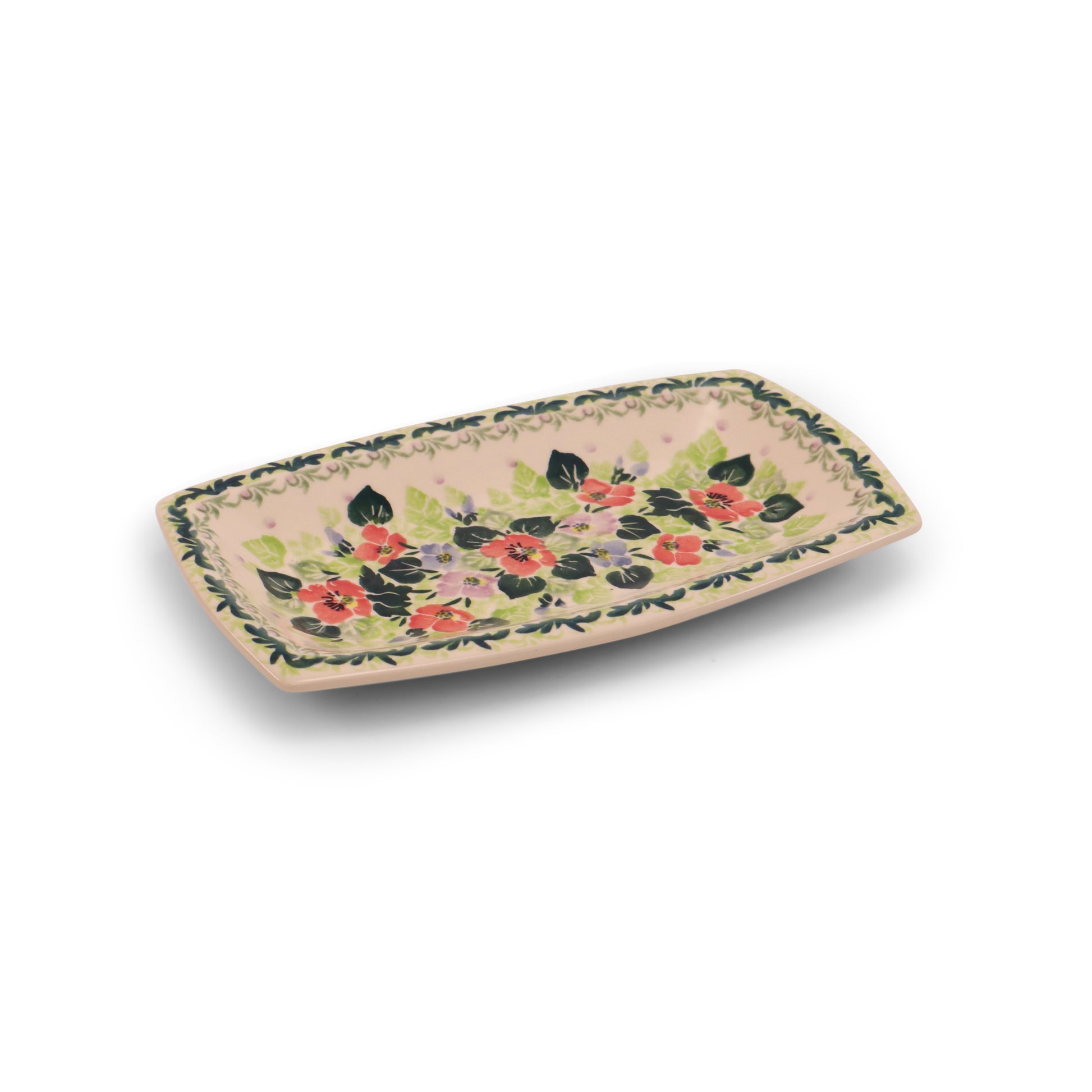 10"x6" Serving Tray. Pattern: Lucky Charm