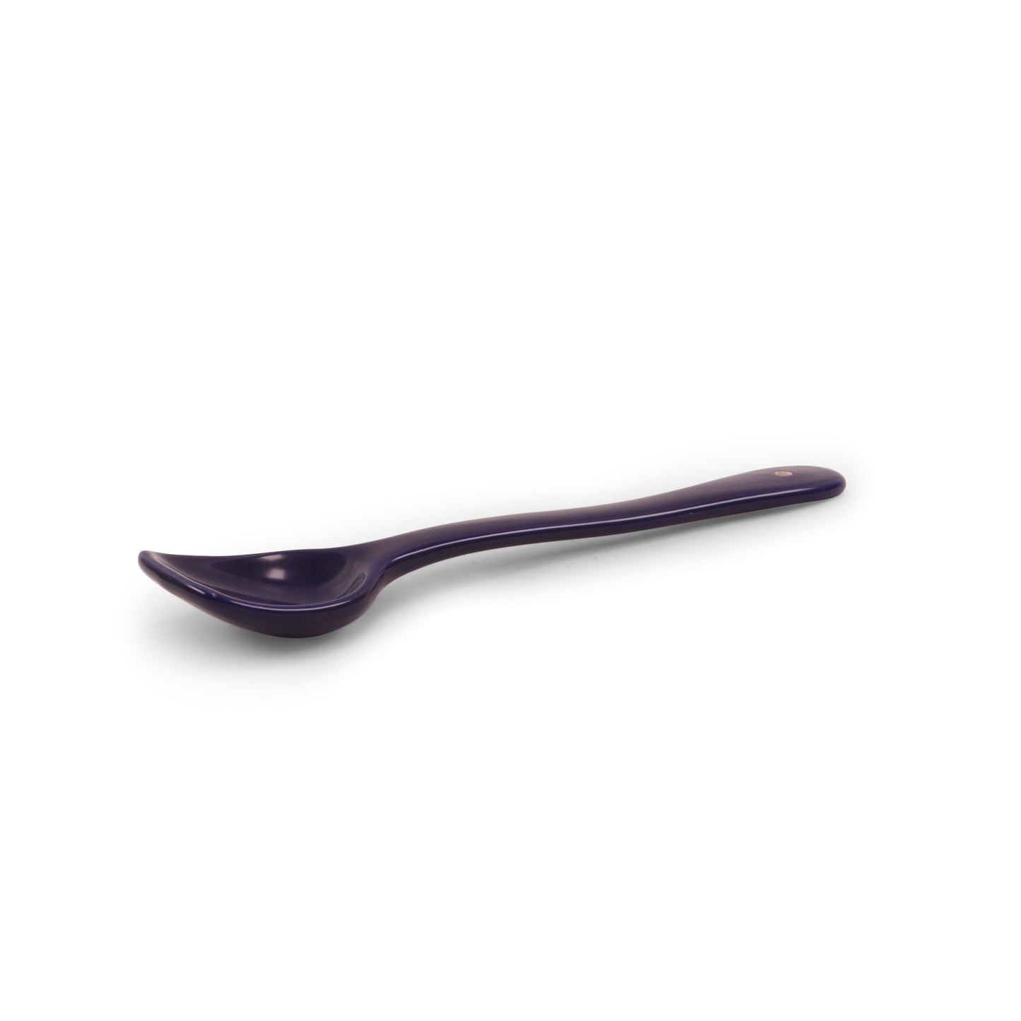 Long Salad Serving Spoon. Pattern: Cool Cobalt