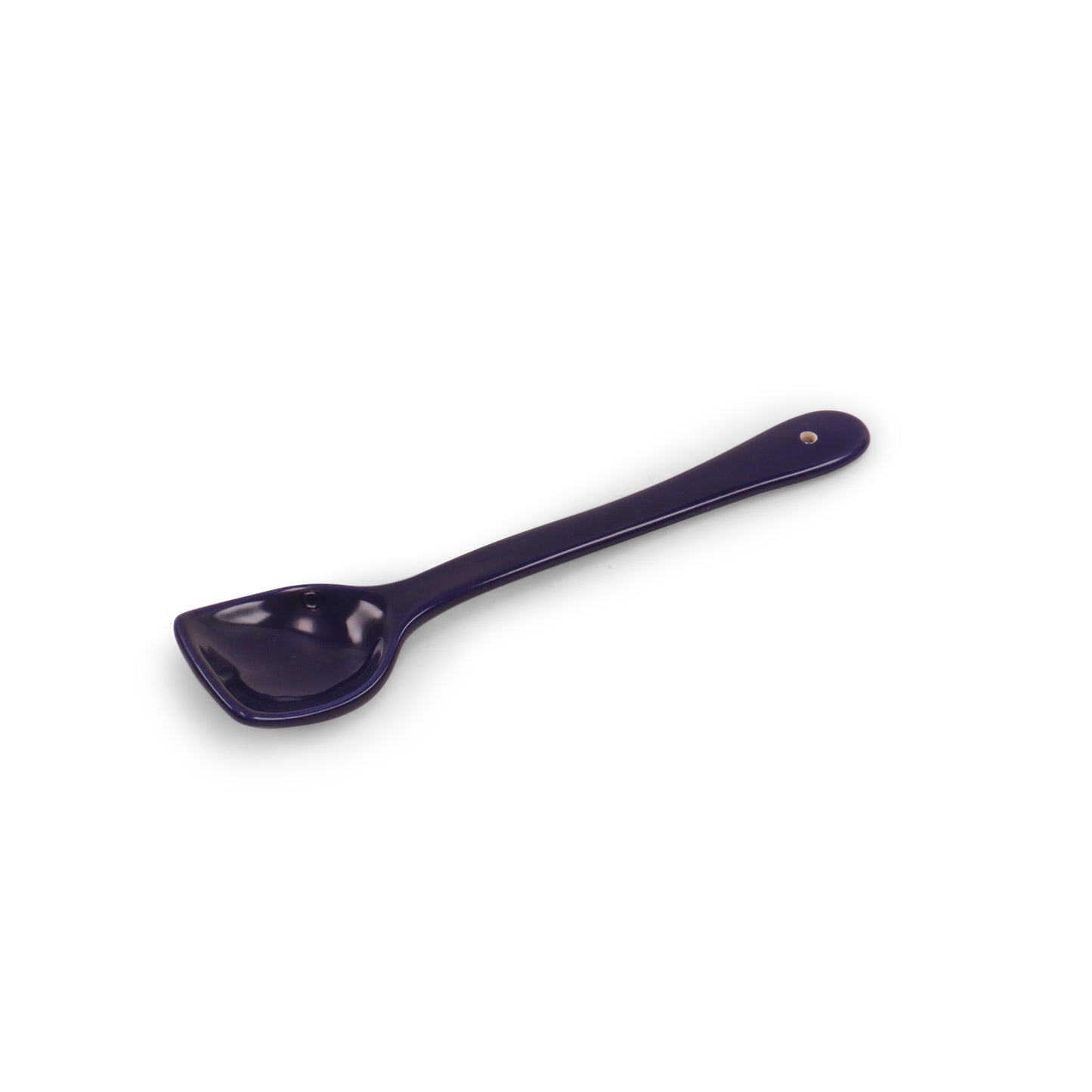 Long Salad Serving Spoon. Pattern: Cool Cobalt