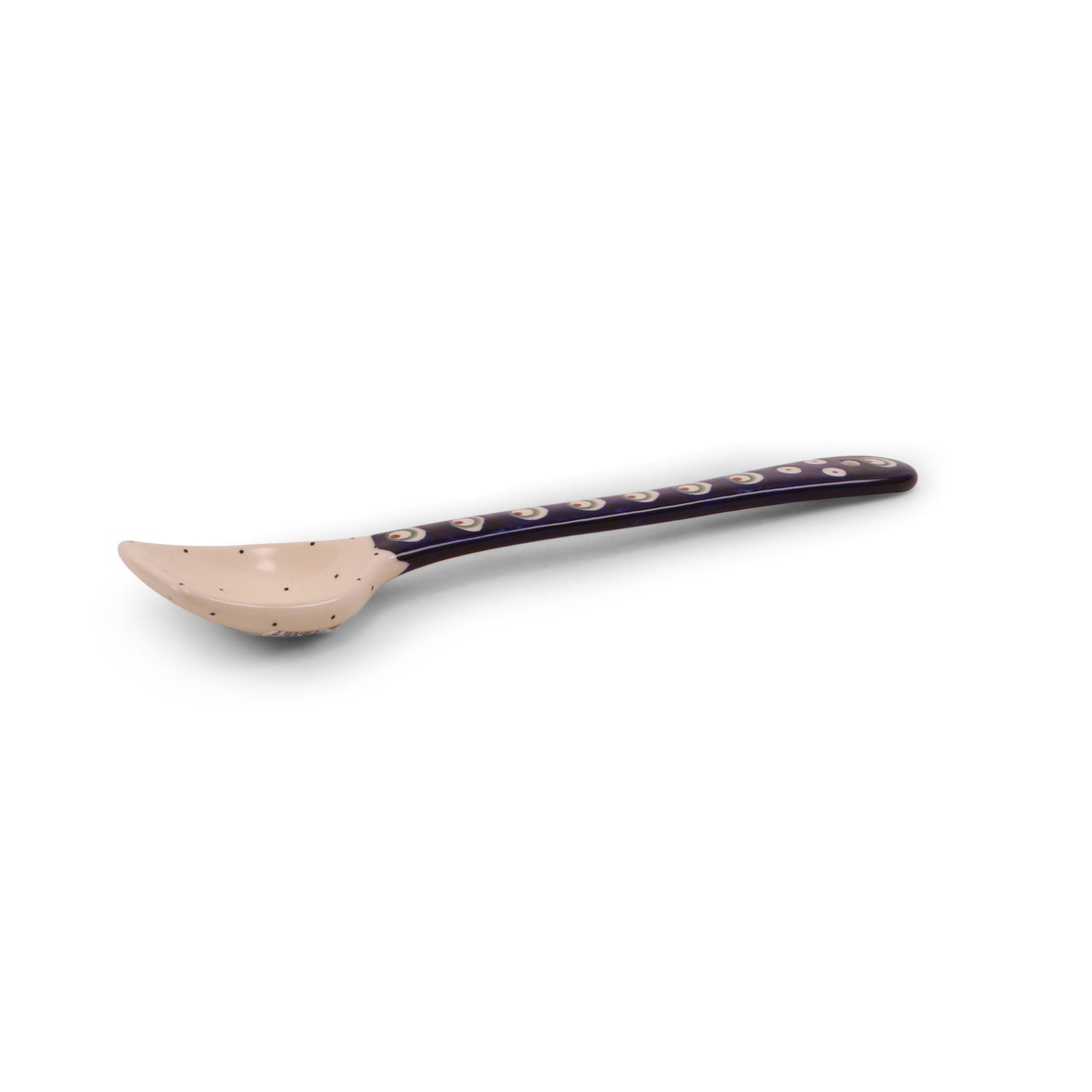 Long Salad Serving Spoon. Pattern: Private Eyes