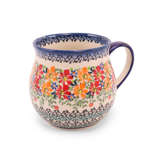 16oz Belly Mug. Pattern: Daybreak
