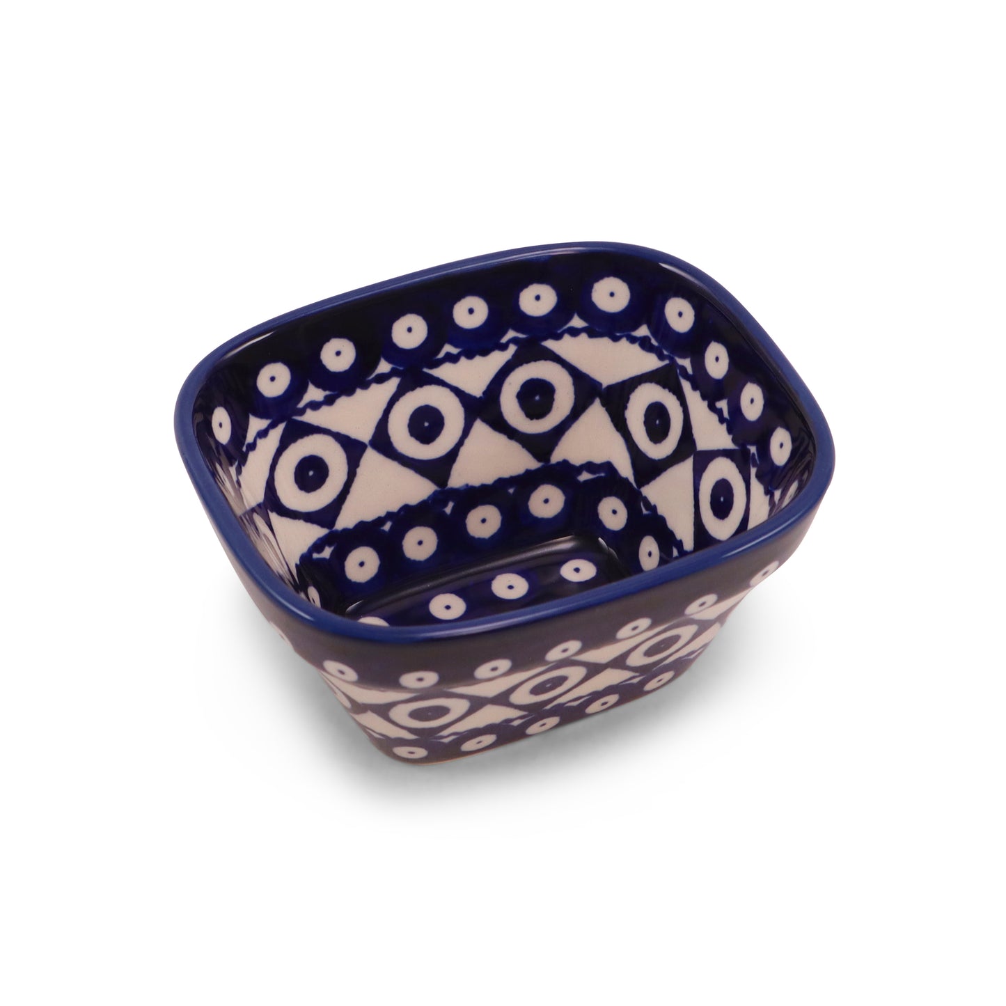 5"x4" Small Rectangular Bowl. Pattern: Mosaic Eye