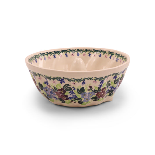 10.5"x5" Bundt Pan 2Q. Pattern:Ocean Blues
