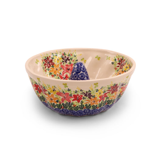 10.5"x5" Bundt Pan 2Q. Pattern:Splash of Lillies