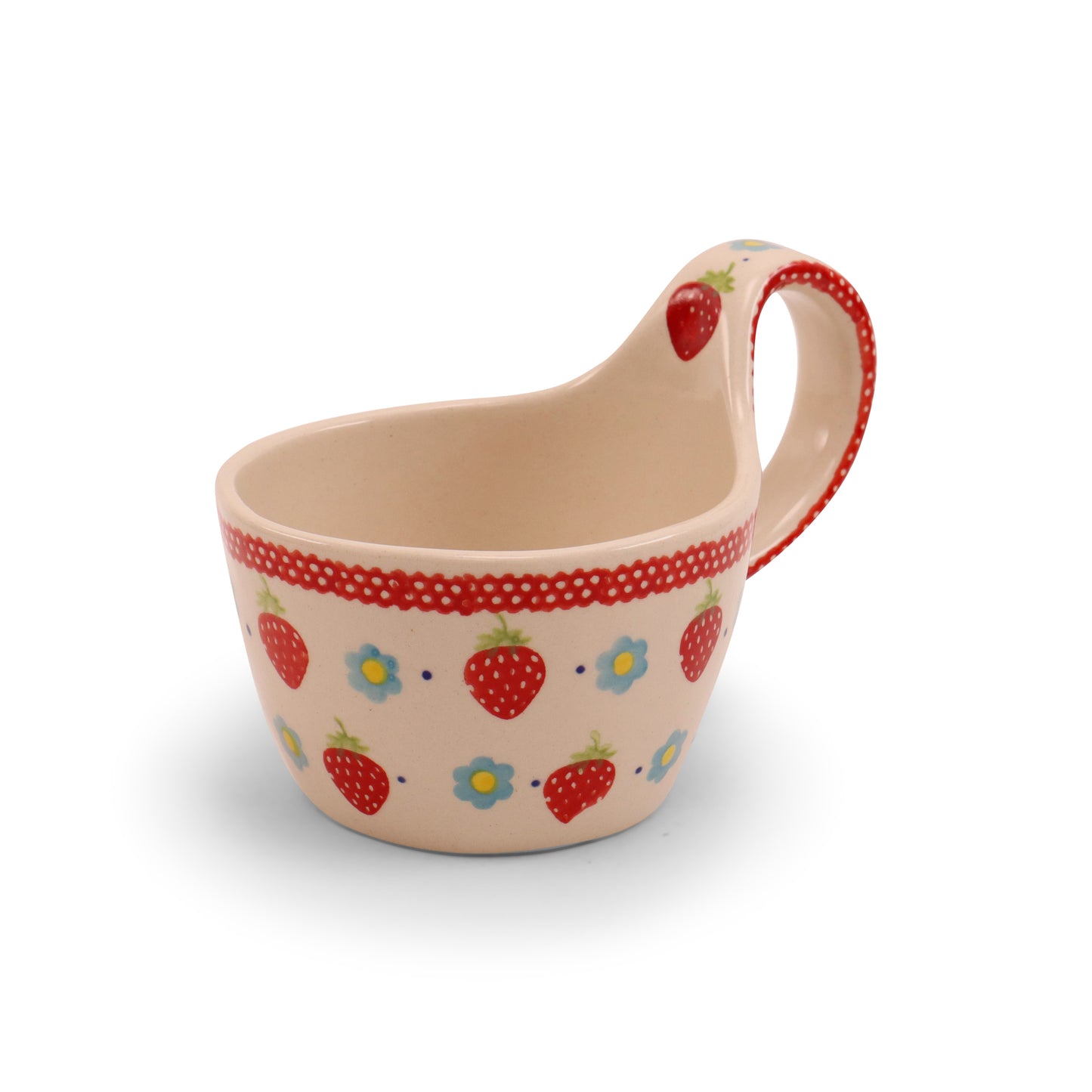 14oz Loop Bowl. Pattern: Berry Patch