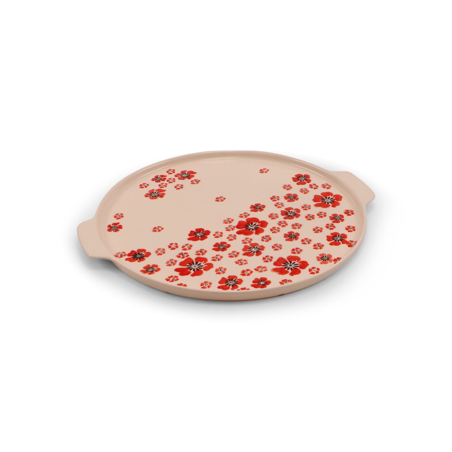 12" Pizza Plate. Pattern: Ruby Red