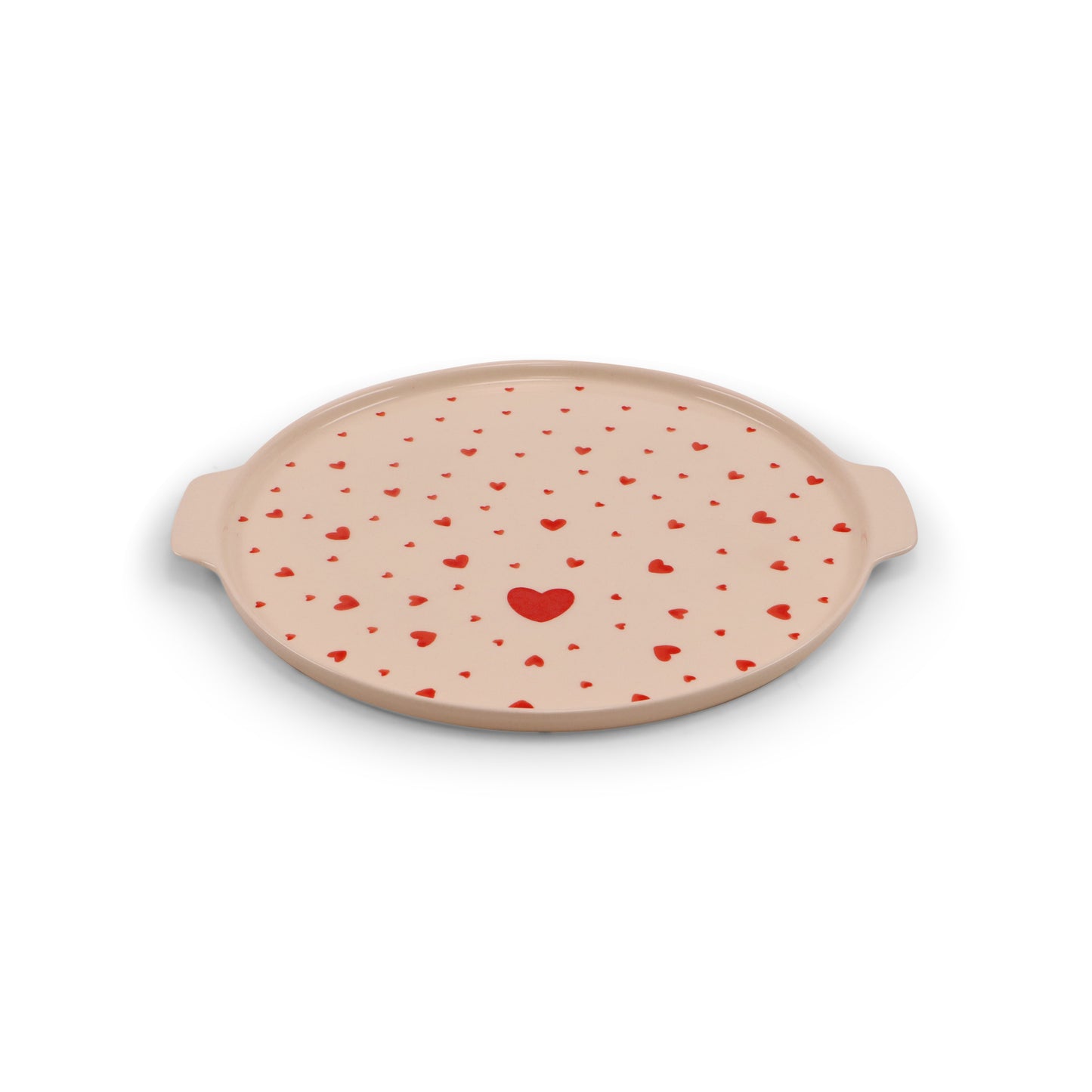 12" Pizza Plate. Pattern: Love All