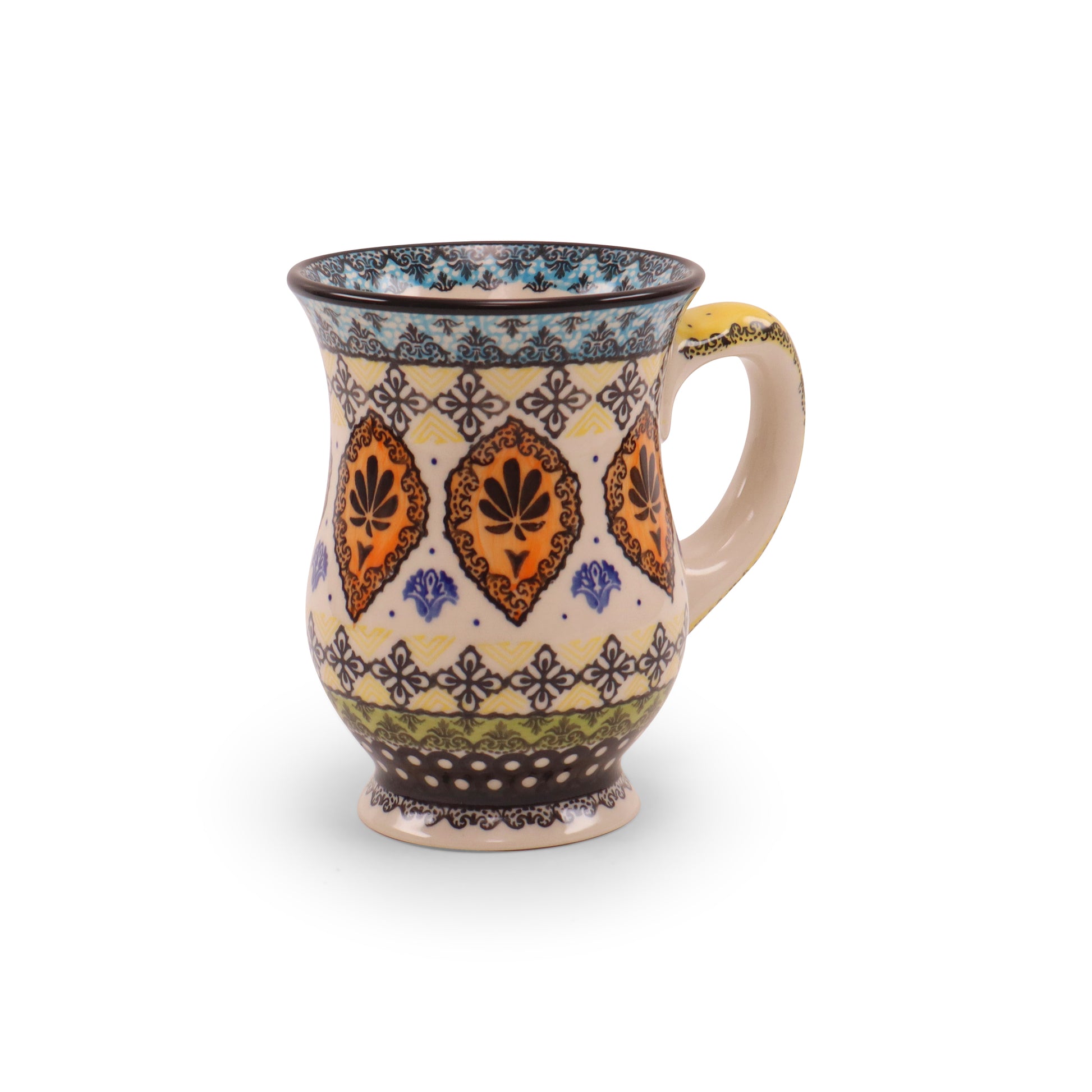 16oz Goliath Mug. Pattern: Mandala Color