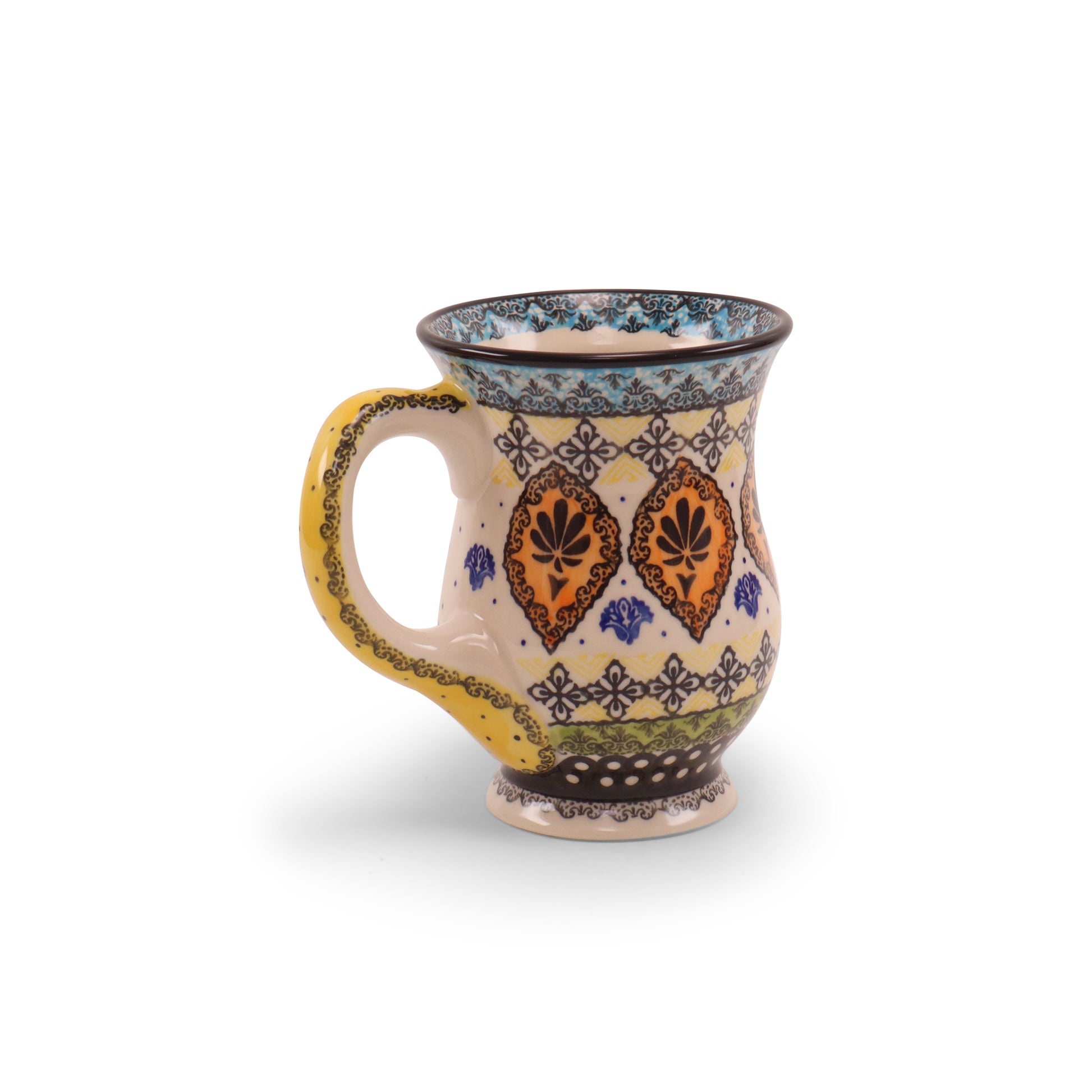 16oz Goliath Mug. Pattern: Mandala Color