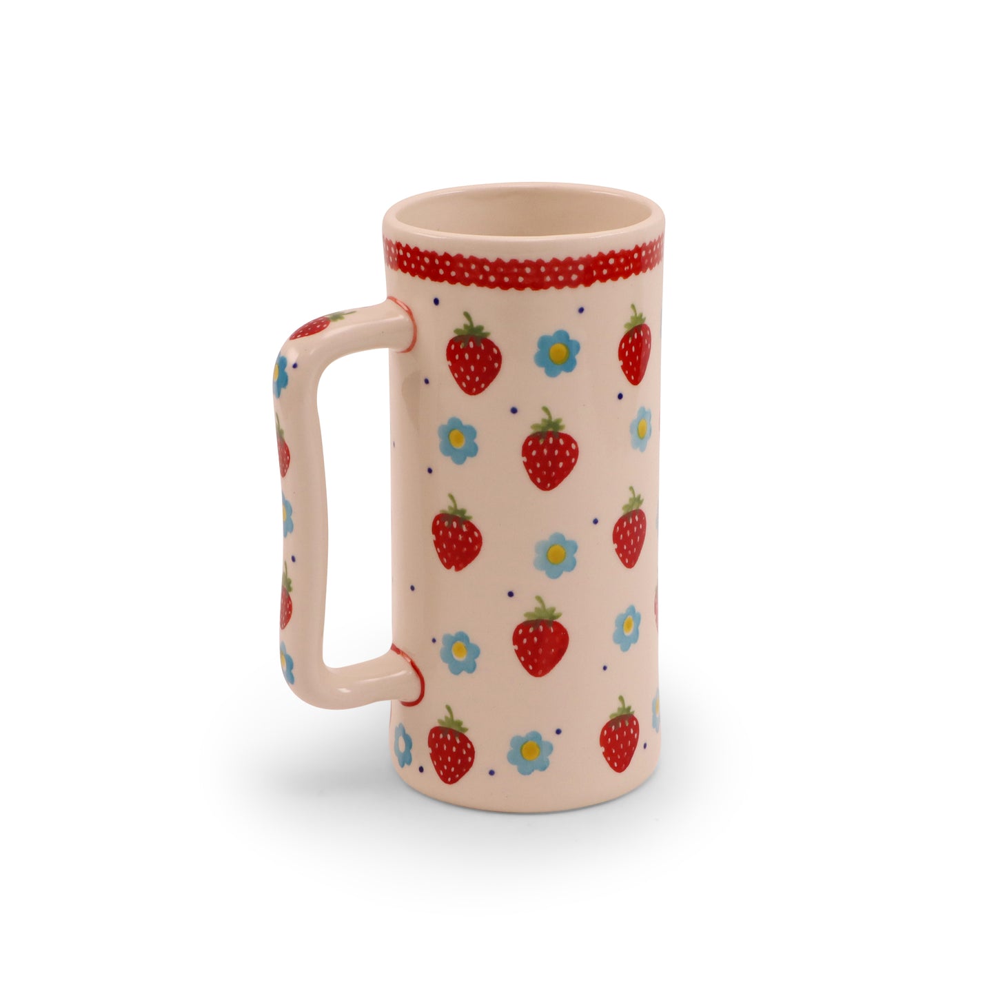 17oz Beer Stein. Pattern: Berry Patch
