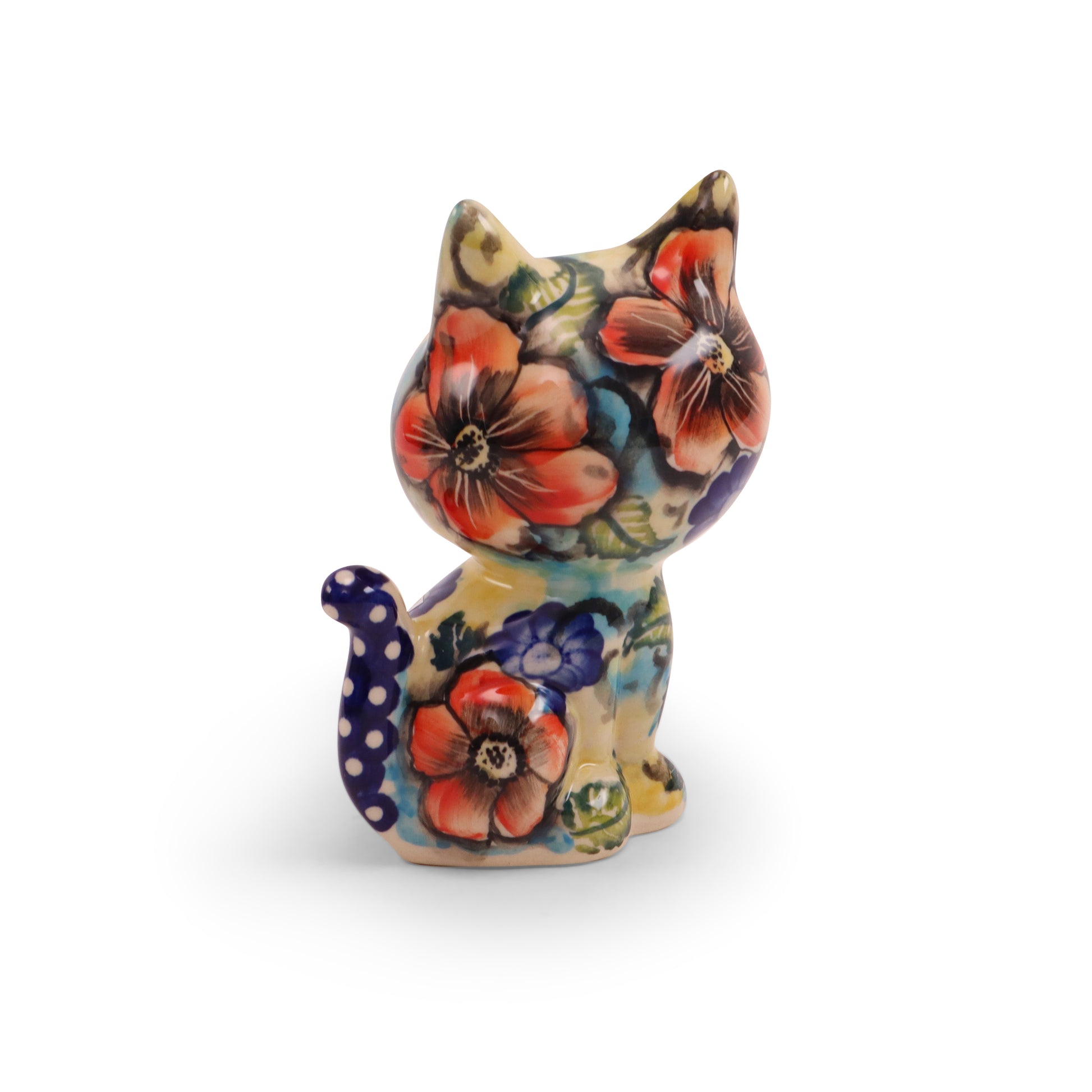 6"x3" Cat LE Figurine. Pattern: Rynek Passion