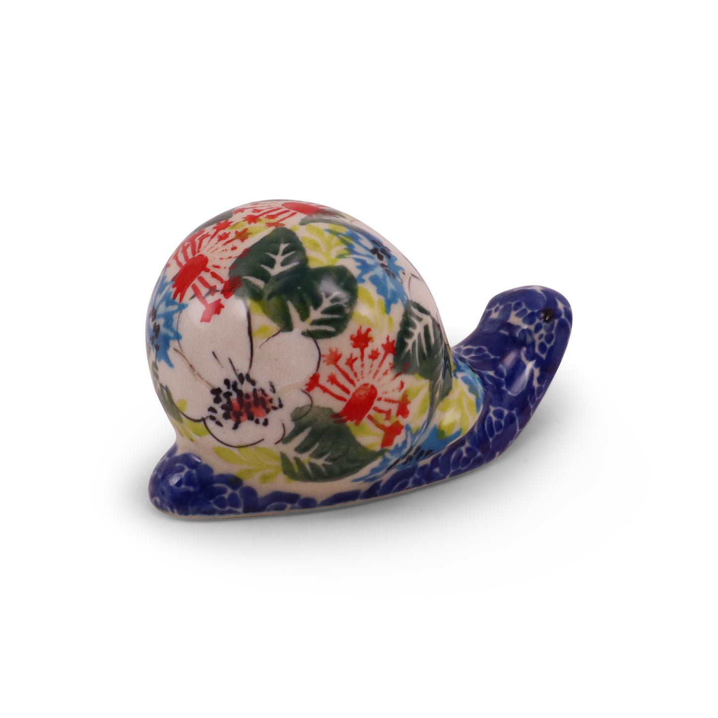 3.5"x2" Snail Figurine. Pattern: Feel Better