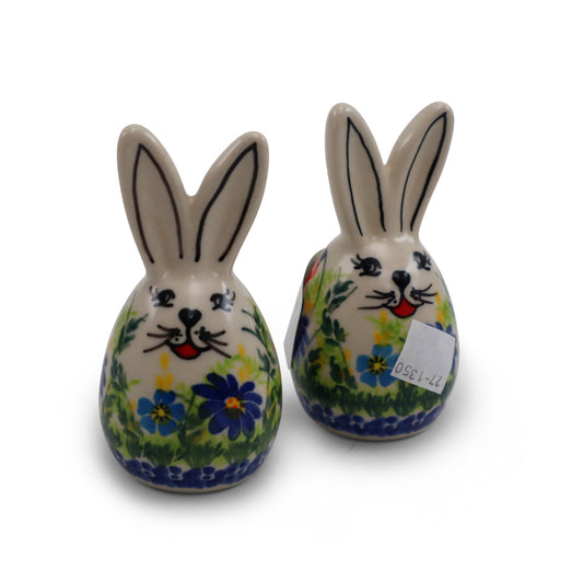 3.5"x2" Salt and Pepper Shaker Set .Pattern: Polish Meadow