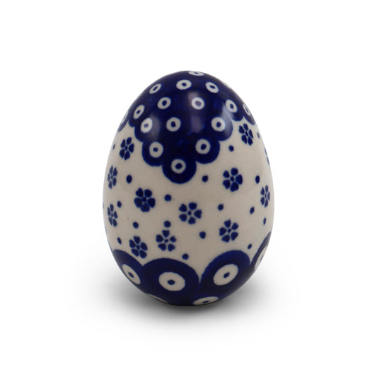 2"x3" Egg Figurine. Pattern: Doily