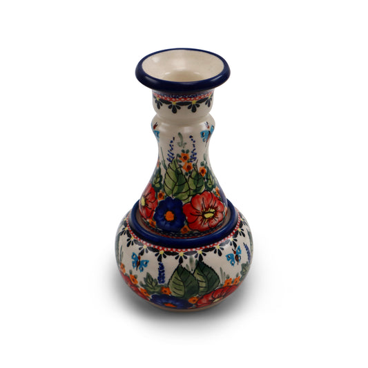 7.5"x4" Candlestick.Pattern: Butterfly Garden