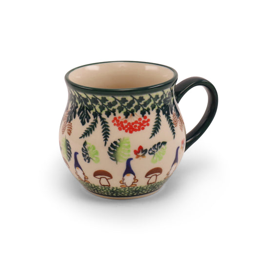 12oz Belly Mug.Pattern: Into The Forest