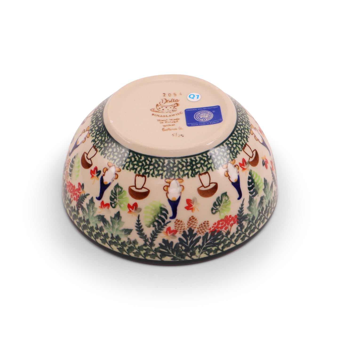 6"x3" Round Bowl.Pattern: Into The Forest