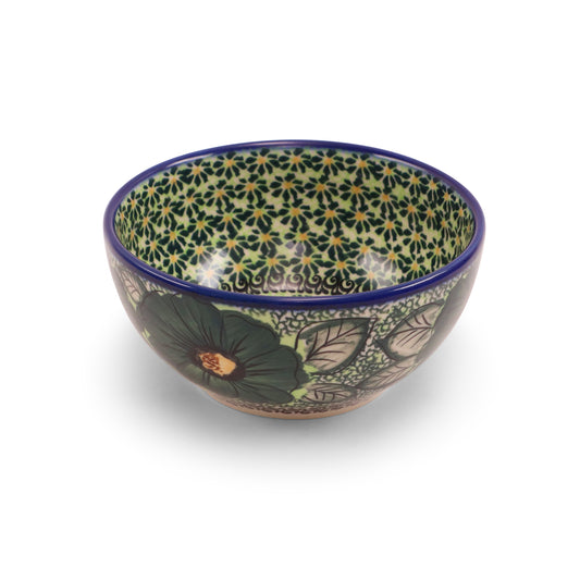 6"x3" Round Bowl.Pattern: Emerald City
