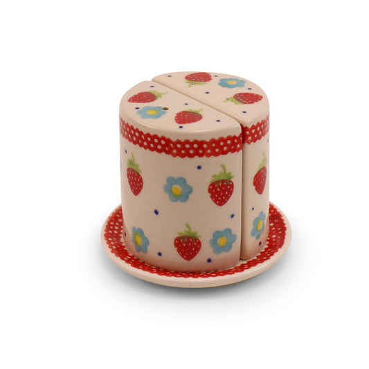 3"x3" Salt and Pepper Shaker Set. Pattern: Berry Patch