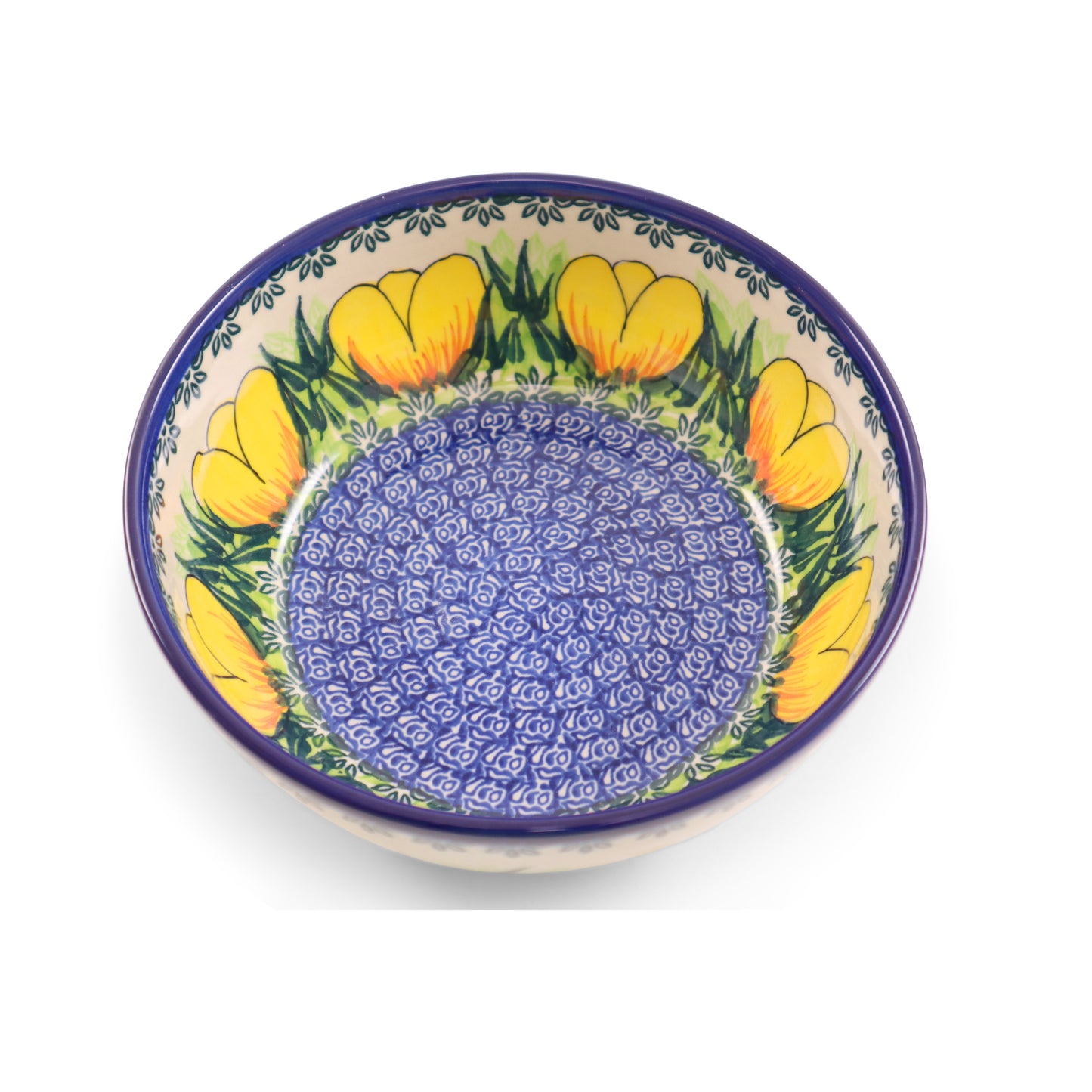 7"x2.7" Round Bowl 2Q.Pattern: Tulip Time