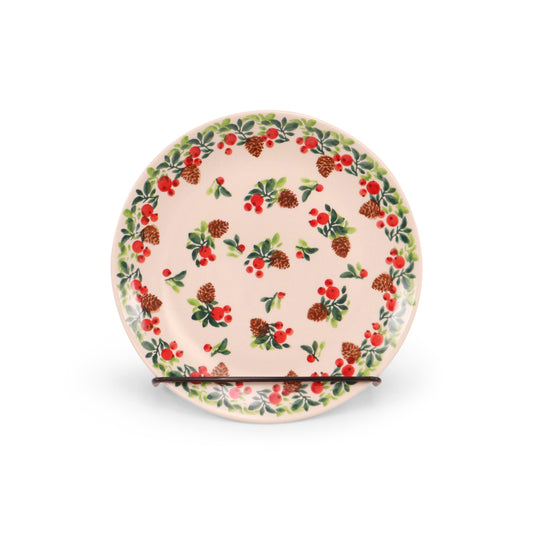 7.5" Dessert Plate. Pattern: Pine Bunch