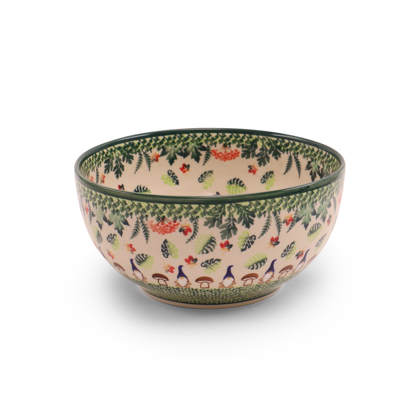 9"x4" Round Bowl.Pattern: Into The Forest