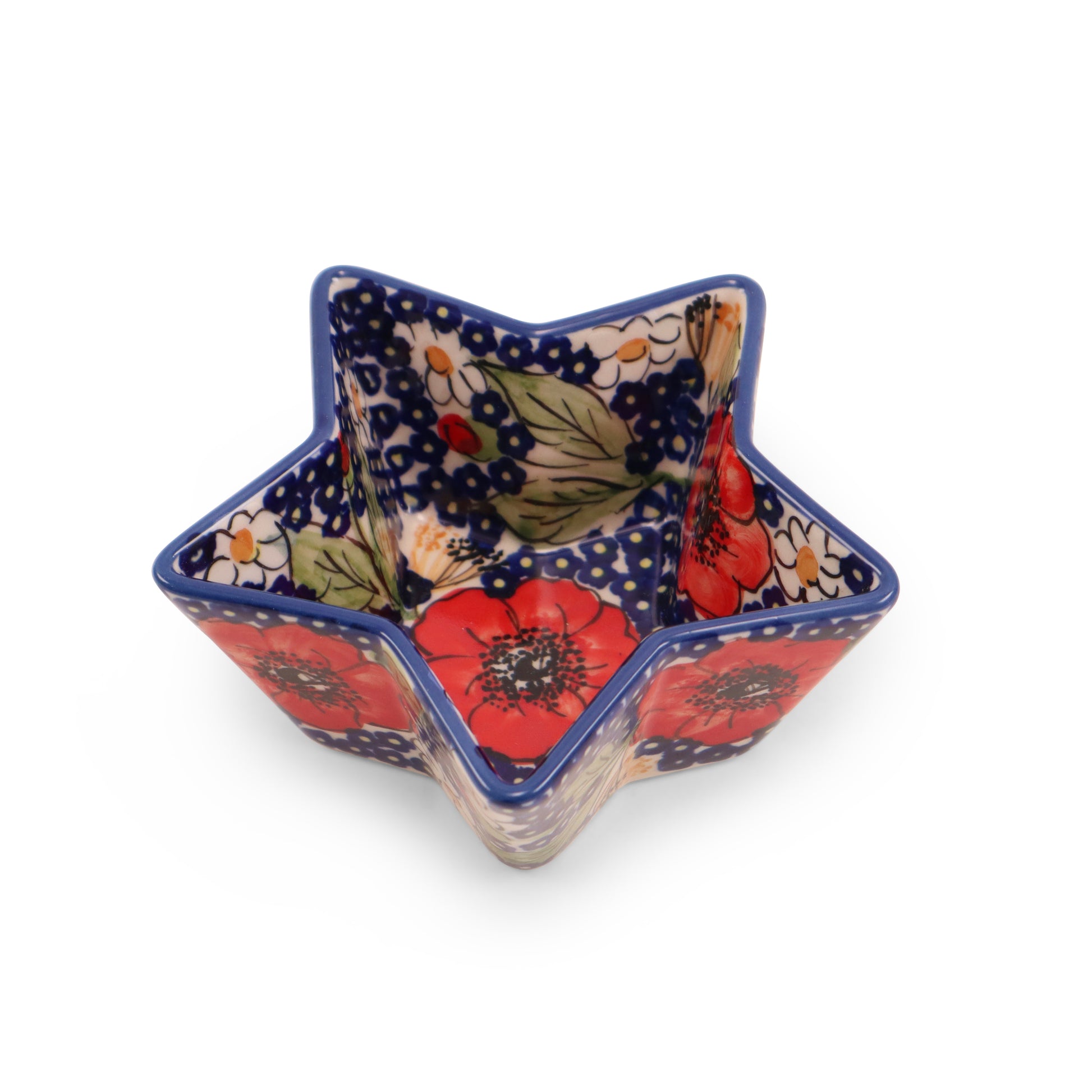 4"x2" Star Bowl. Pattern: Sangria Summer
