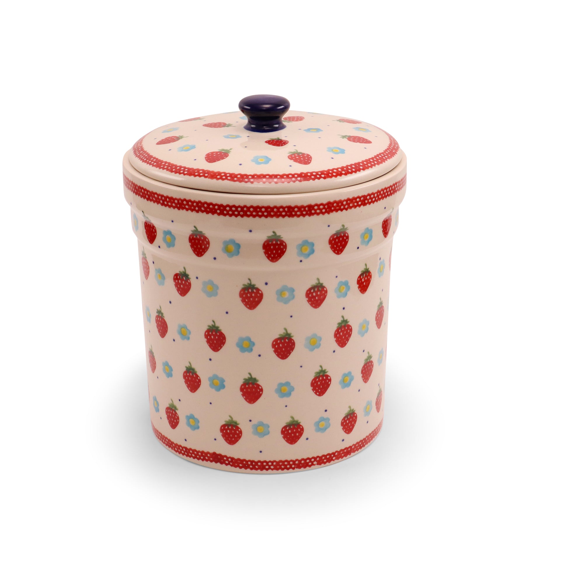 5 L Hermetic Container with Lid 2Q. Pattern: Berry Patch