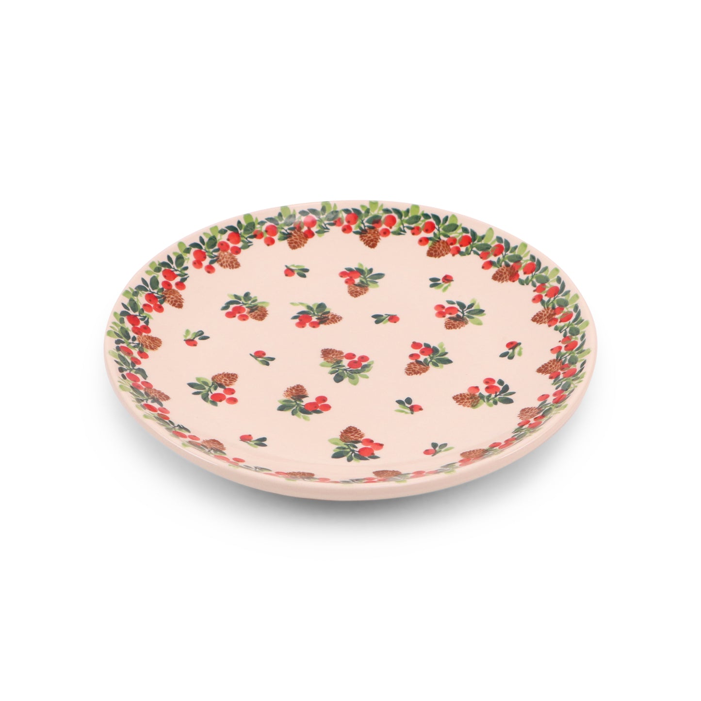 9.5" Dinner Plate. Pattern: Pine Bunch